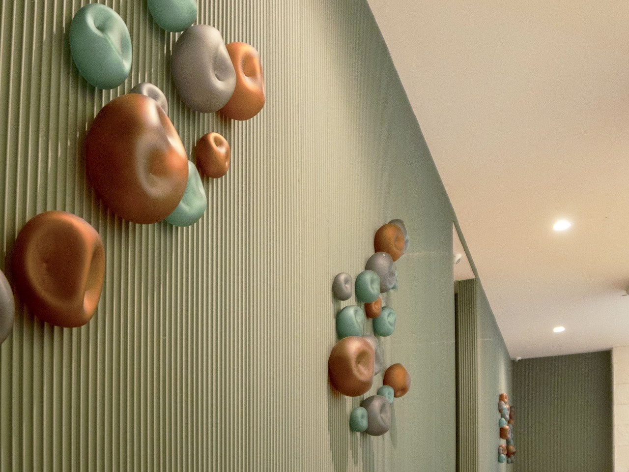 Recubrimiento de muro decorativo, Lobby Princess Resort