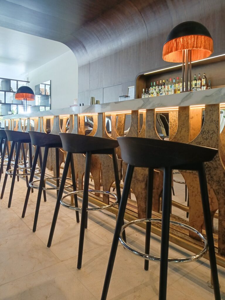Detalle de barra de bar , Lobby Princess Resort