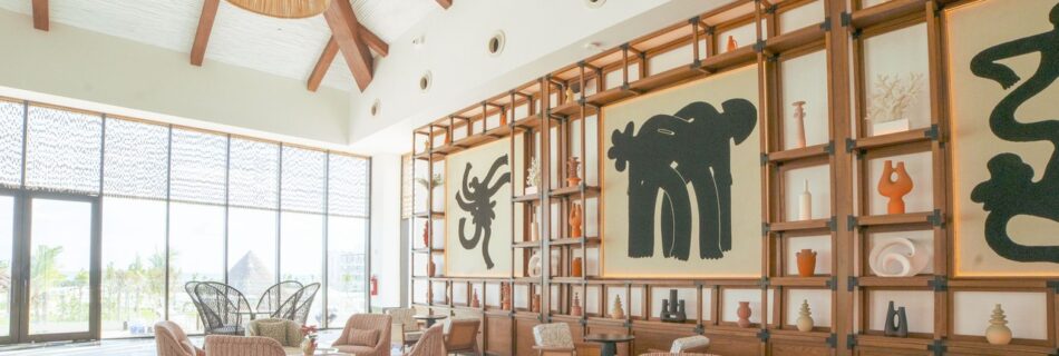Lobby Hotel Ocean Allure costa Mujeres