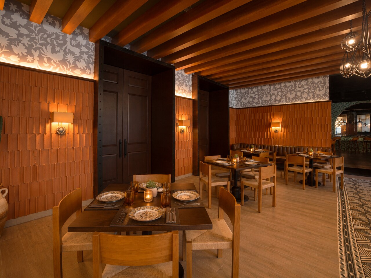 pasillo de acceso, Restaurante Mexicano Princess
